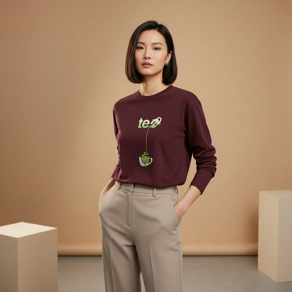 Tea Full Sleeve T-Shirt