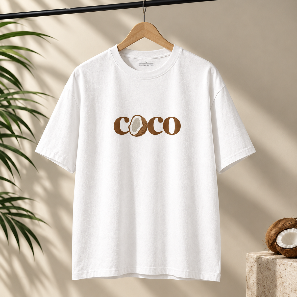 Cocoa Premium White T-Shirt