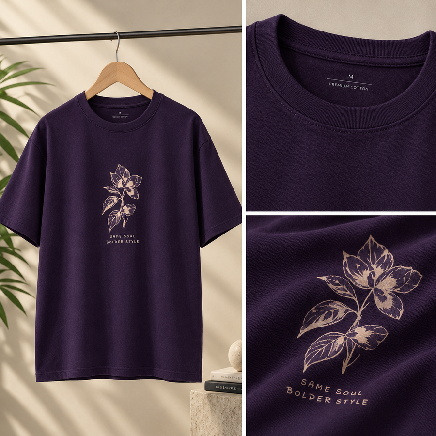 Nature Flower Leaves T-Shirt