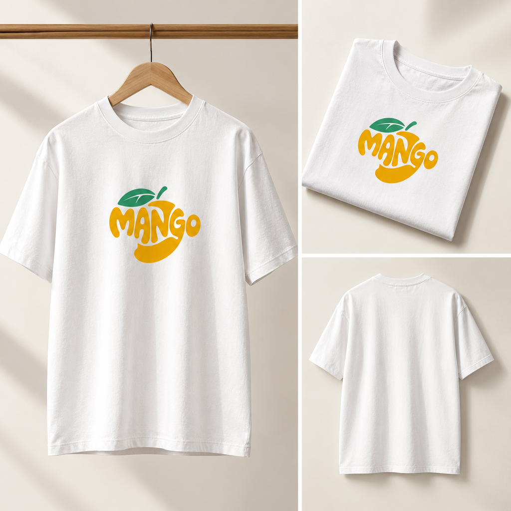 Mango Premium White T-Shirt
