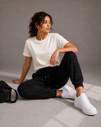 Female Premium Black Fit Joggers