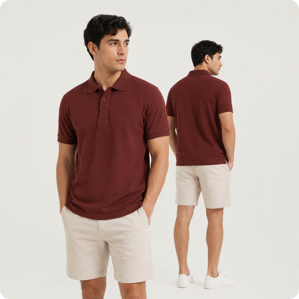 Rust Red Classic Polo