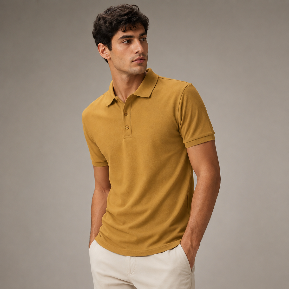 Rich Mustard Yellow Men's Polo