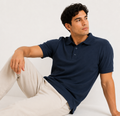 Premium Navy Blue Polo Shirt for Men