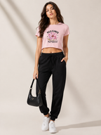 Wild Flower Relaxed Female Crop Top