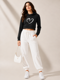 Female Essential Cropped Hoodie