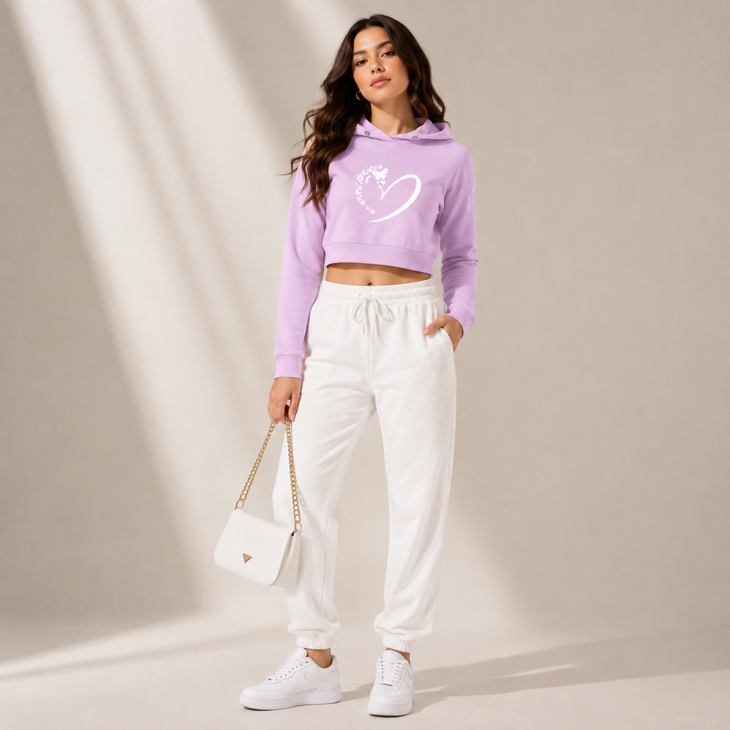 Female Essential Cropped Hoodie