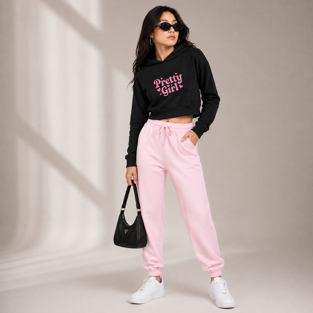 Everyday Female Cropped Hoodie