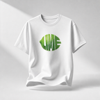 Lime Premium White T-Shirt