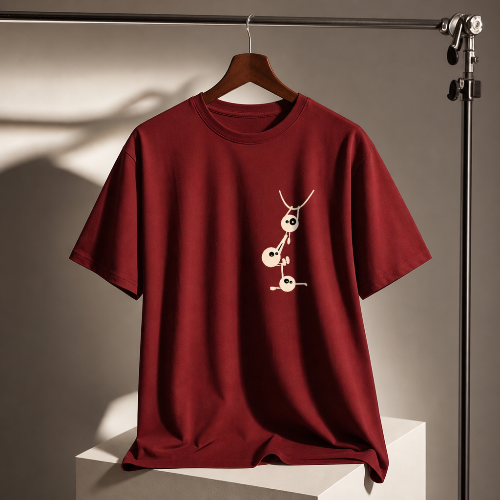 3 Buddies Red T-Shirt
