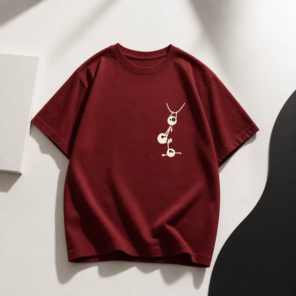 3 Buddies Red T-Shirt