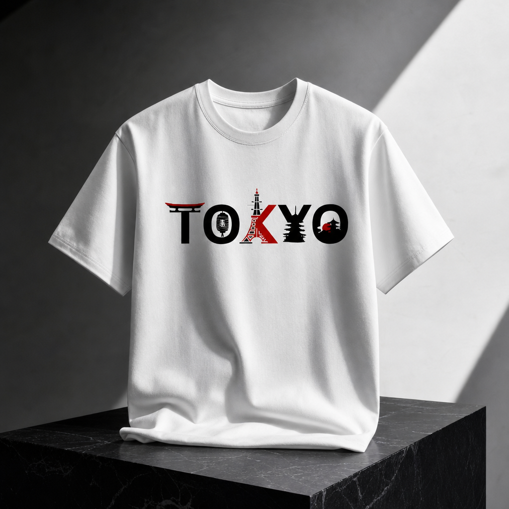 Tokya Premium White T-Shirt