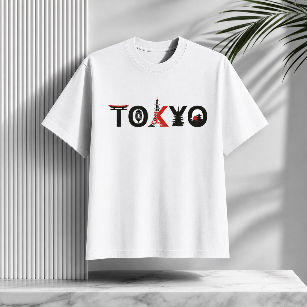 Tokya Premium White T-Shirt