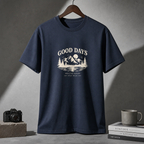 Good Days Navy Melange T-Shirt