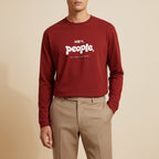 Premium Hey People Full Sleeve T-Shirt